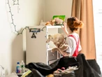 People always talk about becoming an empty nester, but it's also strange to leave the nest empty