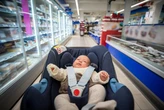 A stranger told me her son didn't call her anymore, and to enjoy time with my newborn. It set the tone for how I parent.