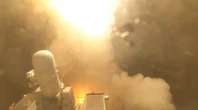 US Navy brags in game-day video a destroyer is 22-0 against the missiles and other threats Iran-backed rebels are throwing around