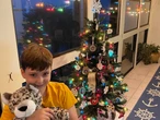 My son and I celebrate Christmas in July. We exchange gifts, make Christmas cookies, and watch holiday movies.