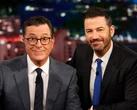 Jimmy Kimmel and Stephen Colbert swapped war stories about finding out their shows were canceled