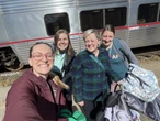 My friends and I take a 14-hour Amtrak trip together every year. It's the cheapest way to spend time together.