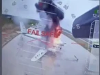 Wild videos capture fiery scenes from a massive Ukrainian drone attack on Russian bombers shielded by tires