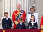 Kate Middleton put on a 'game face' in order to 'power through' at King's birthday celebrations, a body-language expert says