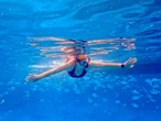 I spent my 50th birthday swimming around Greek islands with friends. Even though we were the slowest, it built my confidence.
