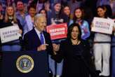 Biden's campaign manager told 40 of his top financial backers that the cash in his war chest would largely go to Kamala Harris if he steps aside: report