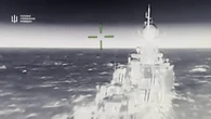 Ukraine says it hit a Russian missile ship with flying explosive-packed drones