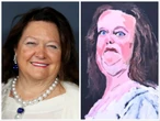 Visitors to Australian gallery surged 24% after billionaire Gina Rinehart objected to her unflattering portrait, director says