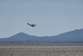 The US military flew an experimental, hybrid-electric stealth drone shaped like the B-2 Spirit