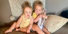 I bought my nearly 3-year-old a daddy doll to help her cope when her father is deployed. I sometimes sneak a hug from it, too, when I'm feeling low.