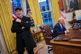 Trump suggests DOGE should 'take a good, hard look' at government contracts with Musk's companies