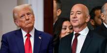 Trump says he dined with Jeff Bezos the same day as the Washington Post opinion section shake-up