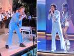 Mark Zuckerberg copied Benson Boone's Grammys look, right down to the sparkly blue jumpsuit