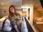 I went inside a hidden room where flight attendants sleep on long-haul flights. I was amazed by its small size and comfy beds.