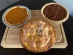 I tried making Ina Garten's pumpkin, apple, and pecan pies. I'll never use anyone else's crust recipe again.