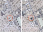 Satellite images show damage at the US base Iran attacked with ballistic missiles &mdash; one of which hit it