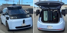 We tried out Waymo's spacious new robotaxi Ojai. It glitched, but we had way more space and could fit in 6 suitcases.