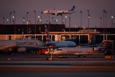 Thunderstorms over Chicago caused dozens of flights to divert, including one that took 3 attempts to land