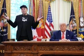 Trump says he expects Musk to donate SpaceX stock to Trump Accounts, despite their 'little dispute'