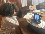 My 3 adopted daughters' dad is in prison. I take them to visit him and am surprised by how much we've all connected.