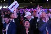 Photos from the watch parties at Mar-a-Lago and Howard University give an inside look into Trump's and Harris' worlds on election night