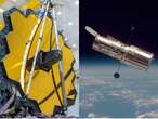 Side-by-side images from the James Webb and Hubble space telescopes show why NASA spent 25 years and $10 billion on the Webb