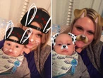 I struggled as a new mom. Snapchat filters masked my pain and helped me bond with my baby.