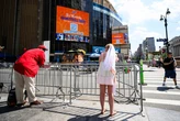 It's a cruel summer heatwave: Taylor Swift and Travis Kelce wedding attracts small crowds as NYC temps spike