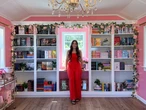 A couple transformed a simple shed into a cozy library. The 'escape from reality' cost more than $18,000.