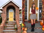 Before-and-after photos show how a woman boosted her home's curb appeal with a mudroom and statement arch
