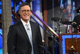 Stephen Colbert welcomes Jimmy Kimmel back on air by joking that now he's the only one getting canceled