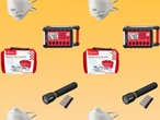 Americans are looking to stock up on gas masks, emergency meal kits, and power banks as anxiety builds
