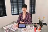 I was an in-house artist at Goyard and Louis Vuitton. Now, I use AI to market my silk brand.