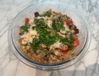 I tried making Ina Garten's easy pasta salad. It's so good that I'll be bringing it to every cookout this summer.