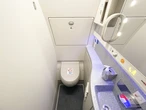 Passenger locked in a tiny plane bathroom claims he was tossed around and suffered injuries as it landed, report says