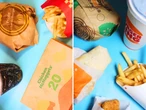 I stuck to a $15 budget at McDonald's and Burger King. One chain offered more variety.