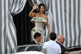 Florals, animal print, and loud luxury are in at the Bezos wedding, with some outfits costing nearly $10,000