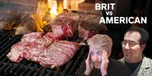 A British tourist and an American find the best steakhouse in Las Vegas