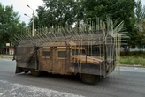 The DIY cage armor in Ukraine keeps getting weirder, wilder &mdash; and more 'Mad Max'