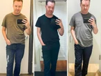 I tried on jeans at Old Navy, Banana Republic, and Gap. My favorite pair was incredibly comfortable.
