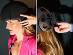 I tried on Bryan Johnson's brain helmet — it's a futuristic Apple Watch for your noggin
