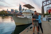 We spent $40,000 while living on a boat for a year and traveling. It was cheaper than living on land, but there were some trade-offs.