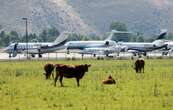 Private jets are taking over a small-town Idaho airport for the annual 'summer camp for billionaires'