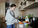 Teaching my kids how to cook and clean was difficult. But now, as teens, they can take care of themselves, and I have freedom.