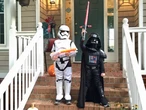 My kids are 14 and 15, and they're over trick-or-treating. I'm not.