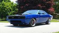 Exomod's cool Deja Blu Dodge Challenger takes 1,500 hours to build