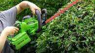 Save 48% on a Greenworks hedge trimmer today thanks to this Amazon deal