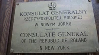 „Akt wandalizmu”. Polski konsulat w USA oblany farbą