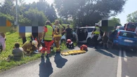 Poważny wypadek pod Kołobrzegiem. W akcji śmigłowiec LPR