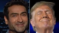 'Kimmel' Guest Host Kumail Nanjiani Reveals Moment Trump 'S**t The Bed' On Film